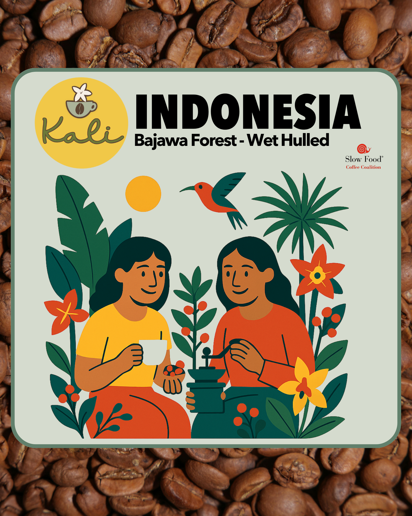 Indonesia Bajawa Forest Wet Hulled 200 gr